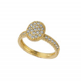 Jewelmi Custom 14k Yellow Gold Diamond Ring photo