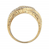 Jewelmi Custom 14k Yellow Gold Diamond Ring photo 2