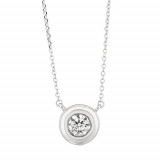 Jewelmi Custom 14k White Gold Diamond Necklace photo