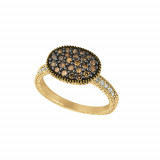 Jewelmi Custom 14k Yellow Gold Diamond Ring photo