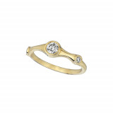 Jewelmi Custom 14k Yellow Gold Diamond Ring photo