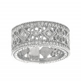 Jewelmi Custom 14k White Gold Diamond Ring photo