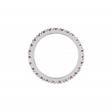 Jewelmi Custom 14k White Gold Sapphire Ring photo 2