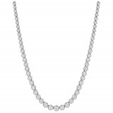 Jewelmi Custom 14k White Gold Diamond Necklace photo 2