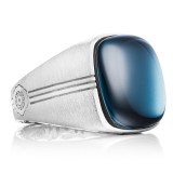 Tacori Sterling Silver Legend Gemstone Men's Ring - MR10037 photo 2