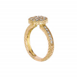 Jewelmi Custom 14k Yellow Gold Diamond Ring photo 2