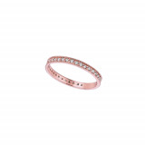 Jewelmi Custom 14k Rose Gold Diamond Stackable Ring photo