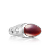 Tacori Sterling Silver Monterey Roadster Gemstone Men's Ring - MR10841 photo