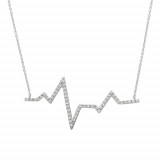 Jewelmi Custom 14k White Gold Diamond Necklace photo
