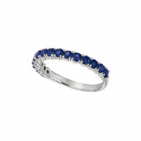 Jewelmi Custom 14k White Gold Sapphire Ring photo