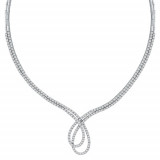 Jewelmi Custom 14k White Gold Diamond Necklace photo