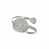 Jewelmi Custom 14k White Gold Diamond Ring photo