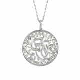 Jewelmi Custom 14k White Gold Diamond Necklace photo