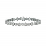 Jewelmi Custom 14k White Gold Diamond Bracelet photo