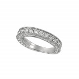 Jewelmi Custom 14k White Gold Diamond Stackables Ring photo