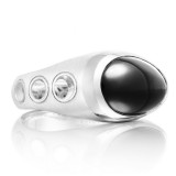 Tacori Sterling Silver Monterey Roadster Gemstone Men's Ring - MR10819 photo 2