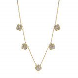 Jewelmi Custom 14k Yellow Gold Diamond Necklace photo
