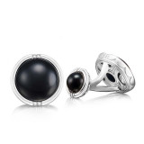 Tacori Sterling Silver Retro Classic Gemstone Men's Cuffink - MCL10519 photo