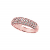 Jewelmi Custom 14k Rose Gold Diamond Ring photo