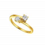 Jewelmi Custom 14k Yellow Gold Diamond Ring photo