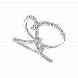 Jewelmi Custom 14k White Gold Diamond Ring photo