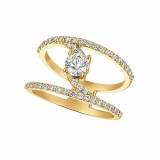 Jewelmi Custom 14k Yellow Gold Diamond Ring photo