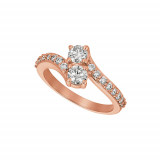Jewelmi Custom 14k Rose Gold Diamond Ring photo