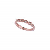 Jewelmi Custom 14k Rose Gold Diamond Ring photo