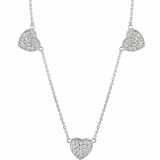 Jewelmi Custom 14k White Gold Diamond Necklace photo