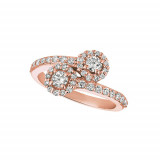 Jewelmi Custom 14k Rose Gold Diamond Ring photo
