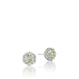 Tacori Sterling Silver Crescent Crown Gemstone Stud Earring - SE10512 photo