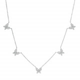 Jewelmi Custom 14k White Gold Diamond Necklace photo