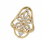 Jewelmi Custom 14k Yellow Gold Diamond Ring photo