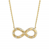 Jewelmi Custom 14k Yellow Gold Diamond Necklace photo