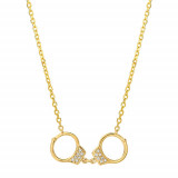 Jewelmi Custom 14k Yellow Gold Diamond Necklace photo
