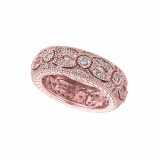 Jewelmi Custom 14k Rose Gold Diamond Ring photo