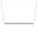 Jewelmi Custom 14k White Gold Diamond Necklace photo