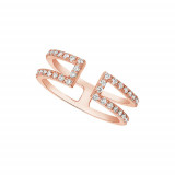 Jewelmi Custom 14k Rose Gold Diamond Ring photo