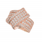 Jewelmi Custom 14k Rose Gold Diamond Ring photo