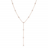 Jewelmi Custom 14k Rose Gold Diamond Necklace photo