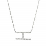 Jewelmi Custom 14k White Gold Diamond Necklace photo
