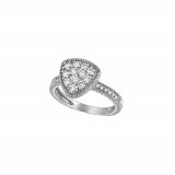 Jewelmi Custom 14k White Gold Diamond Ring photo
