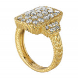 Jewelmi Custom 14k Yellow Gold Diamond Ring photo 2