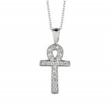 Jewelmi Custom 14k White Gold Diamond Necklace photo