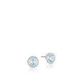 Tacori Sterling Silver Crescent Embrace Gemstone Stud Earring - SE24102 photo