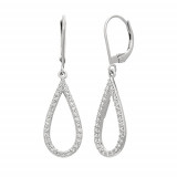 Jewelmi Custom 14k White Gold Diamond Earrings photo