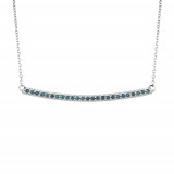Jewelmi Custom 14k White Gold Diamond Necklace photo