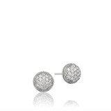 Tacori Sterling Silver Sonoma Mist Diamond Stud Earring - SE204 photo