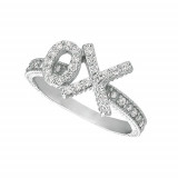 Jewelmi Custom 14k White Gold Diamond Ring photo