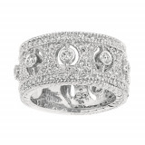 Jewelmi Custom 14k White Gold Diamond Ring photo